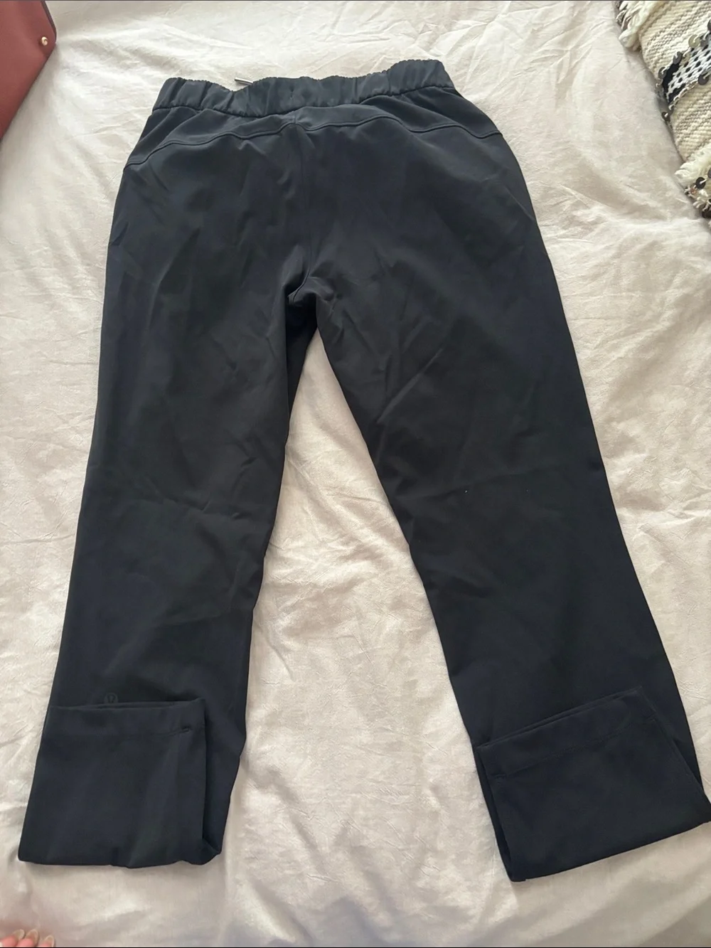 lululemon athletica Black Drawstring Track Pants